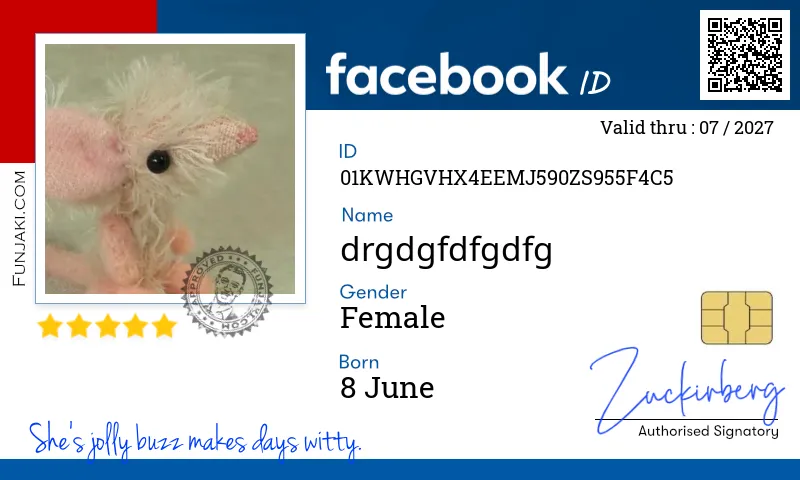 Facebook ID Card