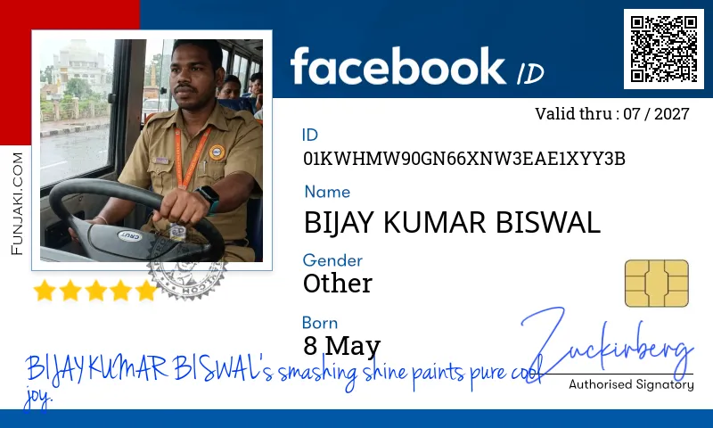 Facebook ID Card