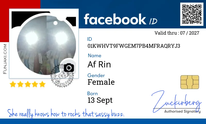 Facebook ID Card