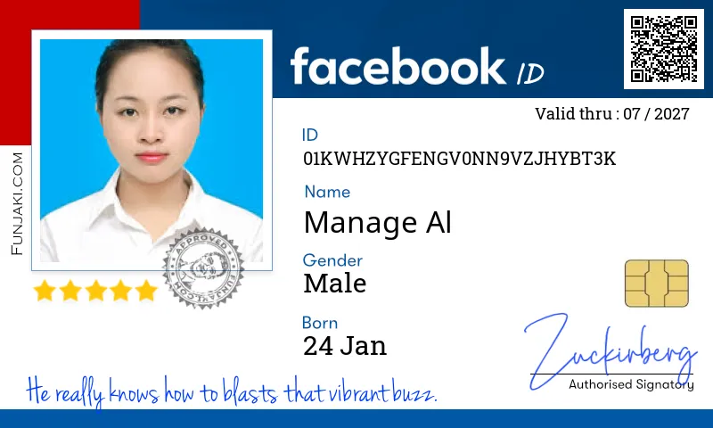 Facebook ID Card