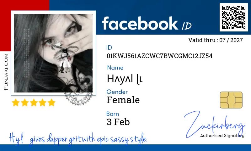 Facebook ID Card