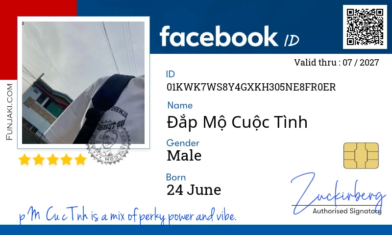 Facebook ID Card