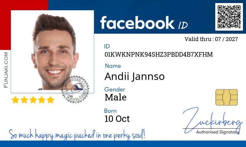 Facebook ID Card
