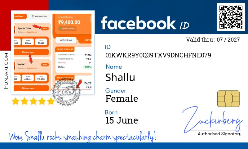 Facebook ID Card