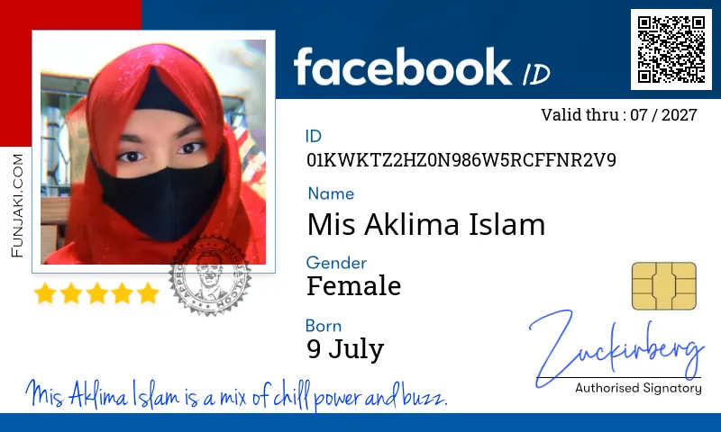 Facebook ID Card