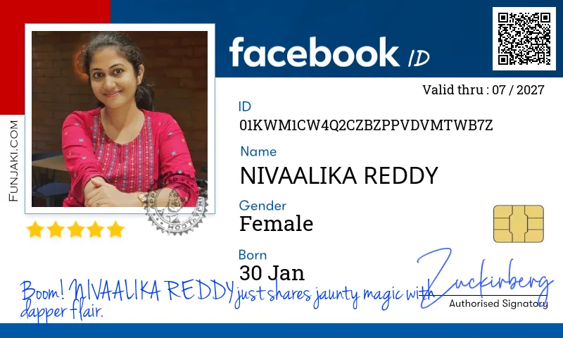 Facebook ID Card
