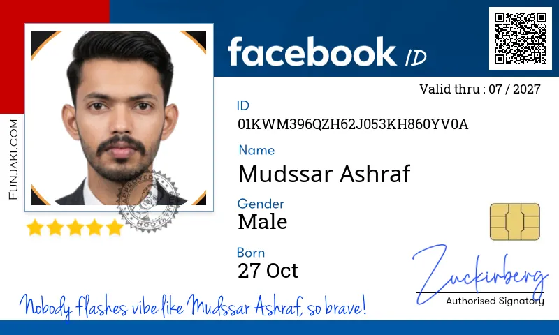 Facebook ID Card