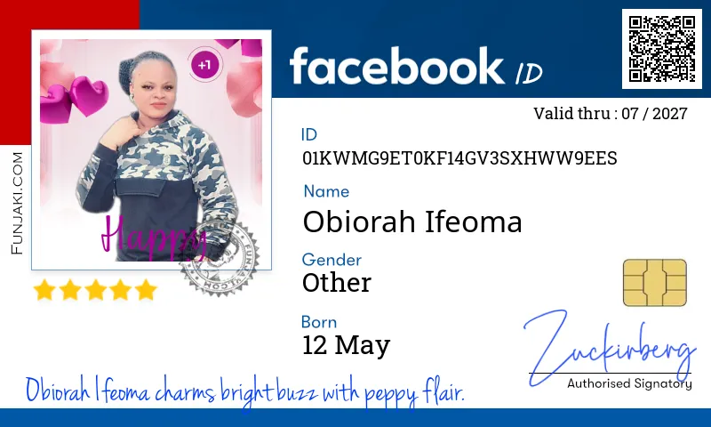 Facebook ID Card
