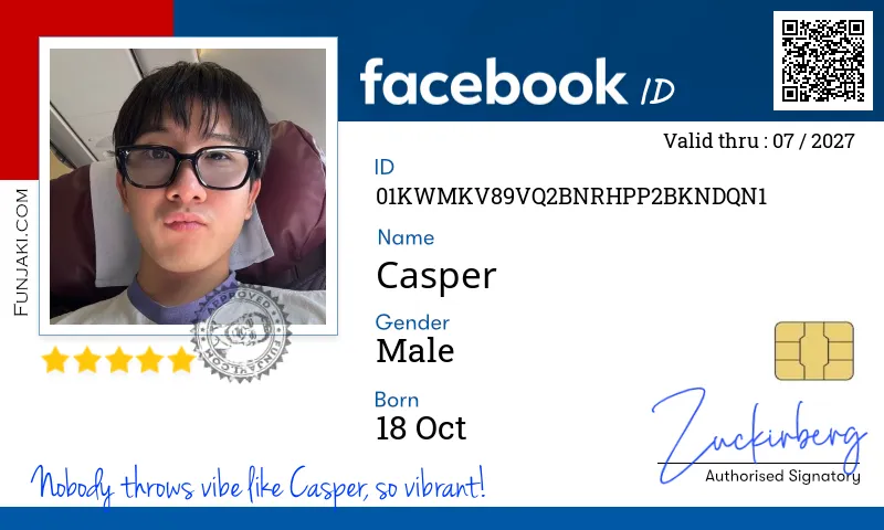 Facebook ID Card