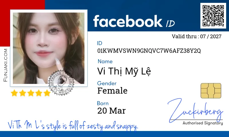 Facebook ID Card