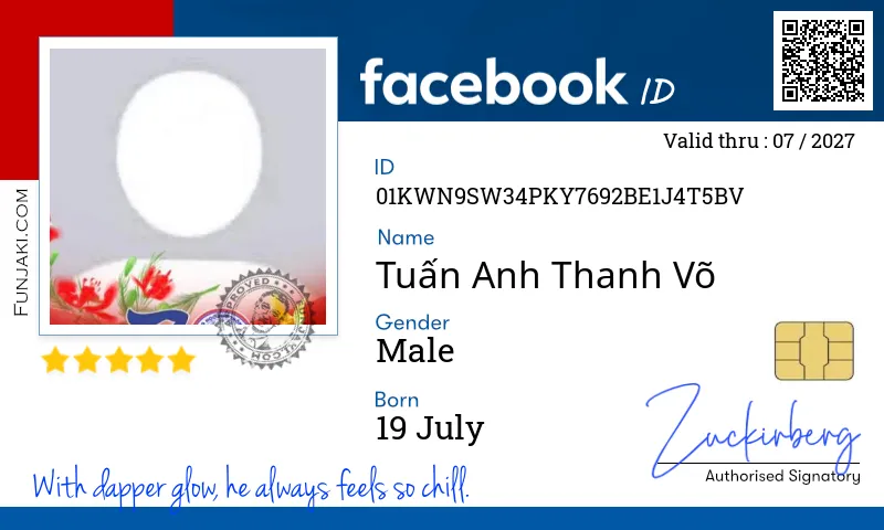 Facebook ID Card