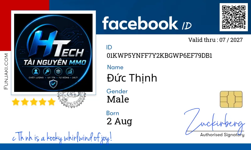 Facebook ID Card