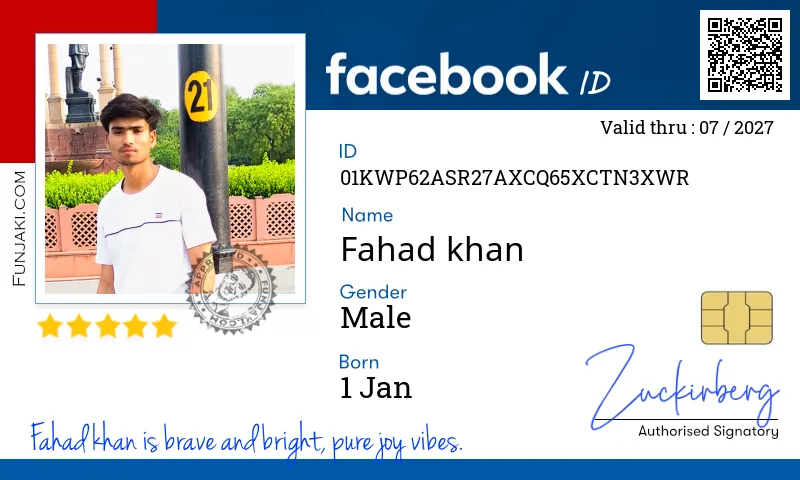 Facebook ID Card