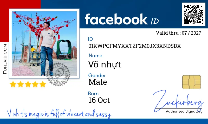 Facebook ID Card