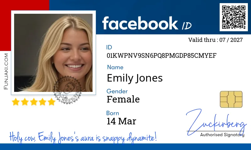 Facebook ID Card