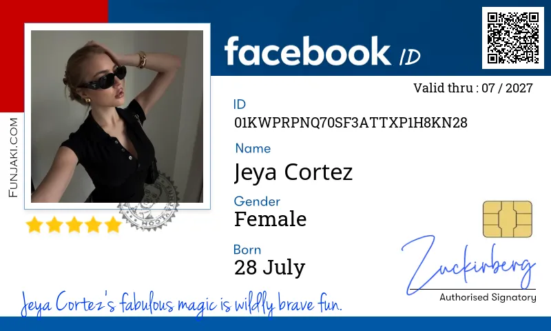 Facebook ID Card