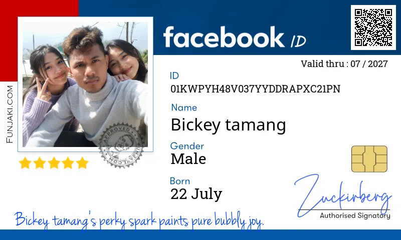 Facebook ID Card