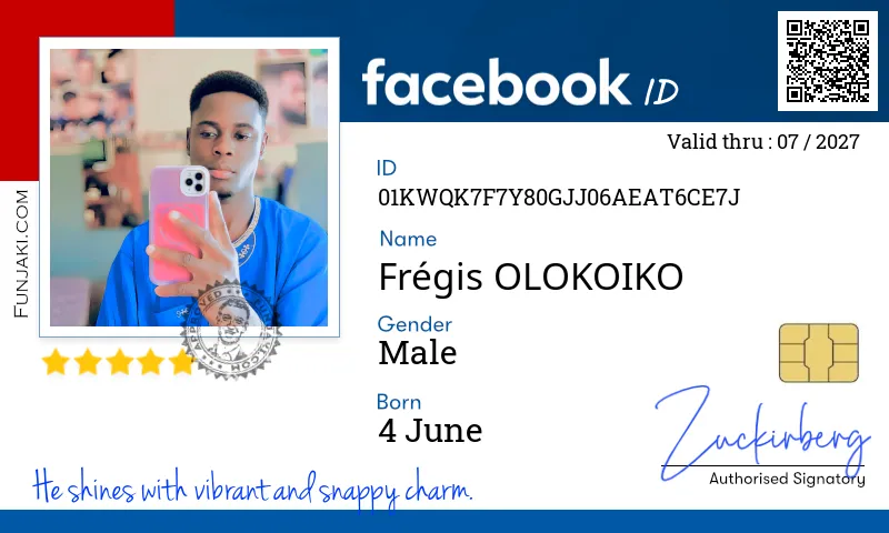 Facebook ID Card