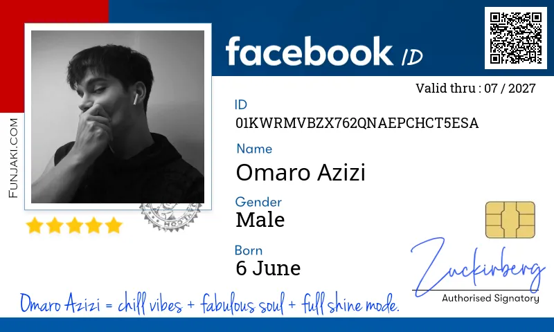 Facebook ID Card