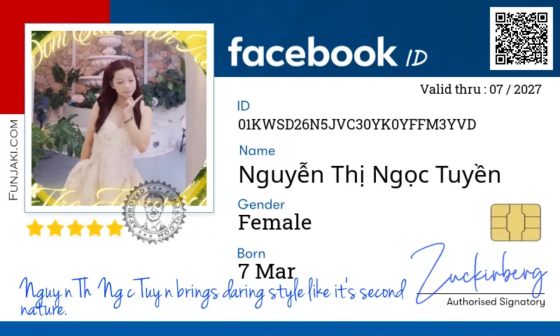 Facebook ID Card