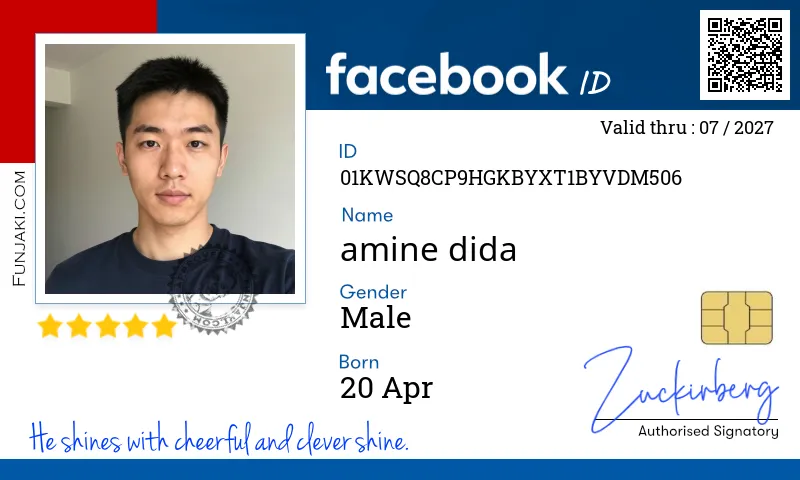 Facebook ID Card
