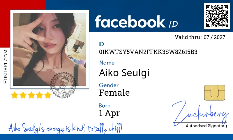 Facebook ID Card
