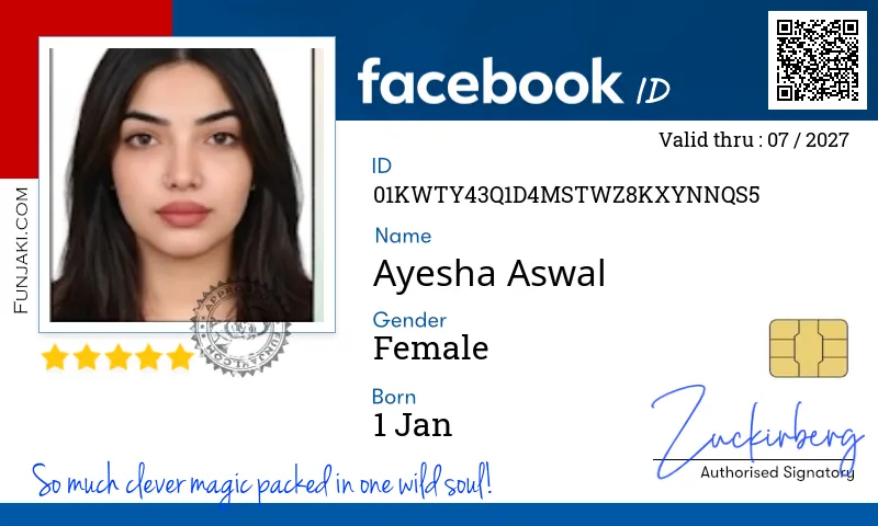Facebook ID Card