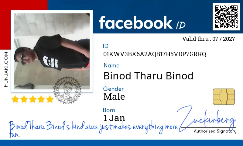 Facebook ID Card
