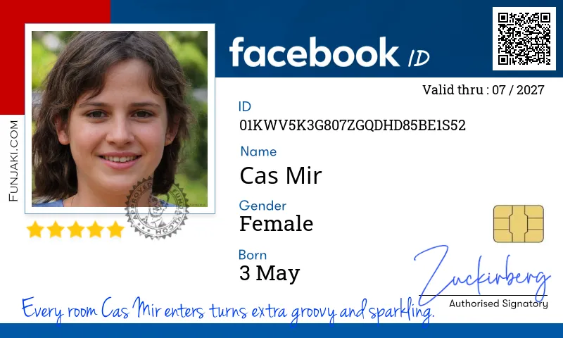 Facebook ID Card