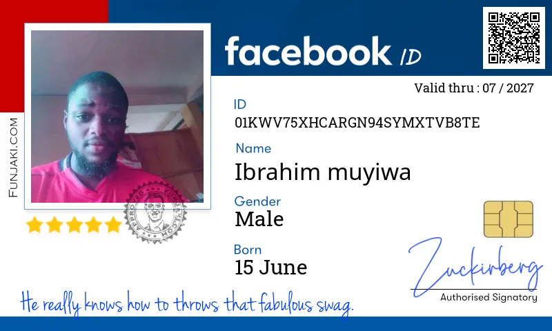 Facebook ID Card