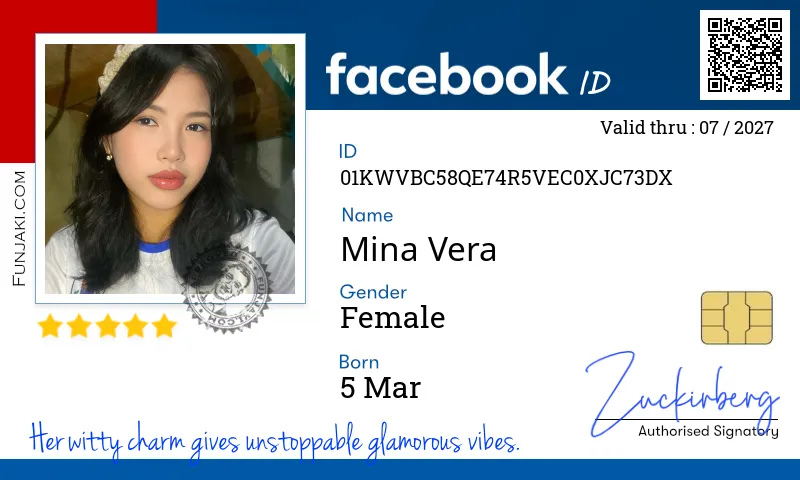 Facebook ID Card