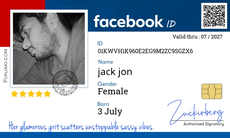 Facebook ID Card