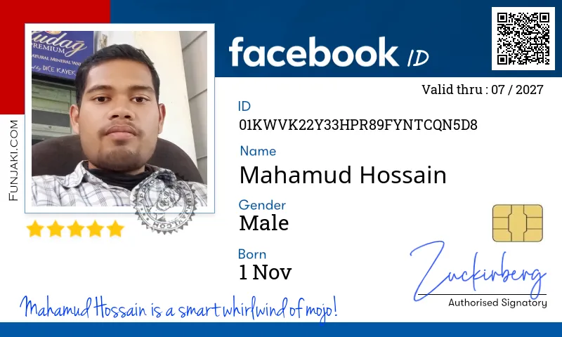 Facebook ID Card