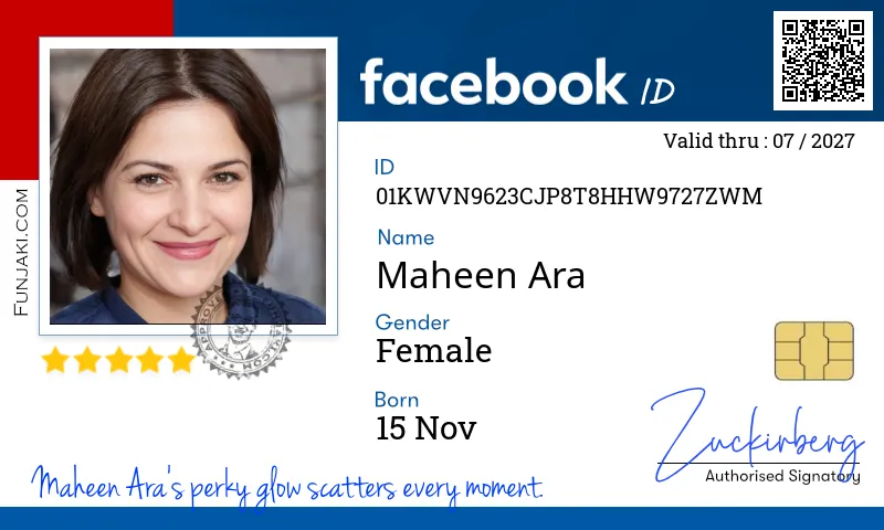 Facebook ID Card