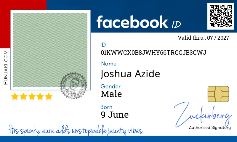 Facebook ID Card