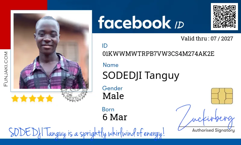 Facebook ID Card