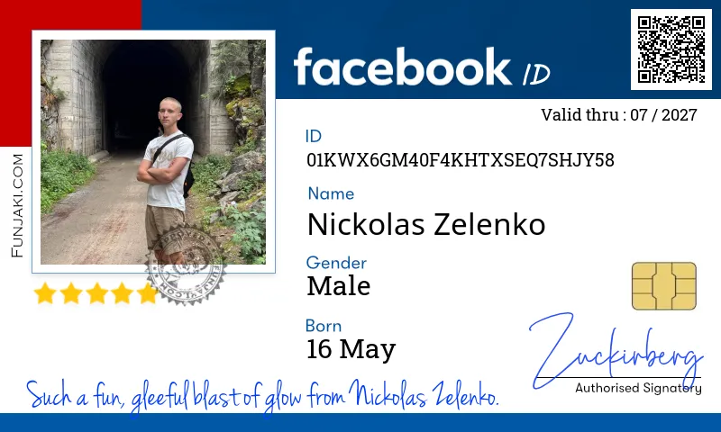 Facebook ID Card