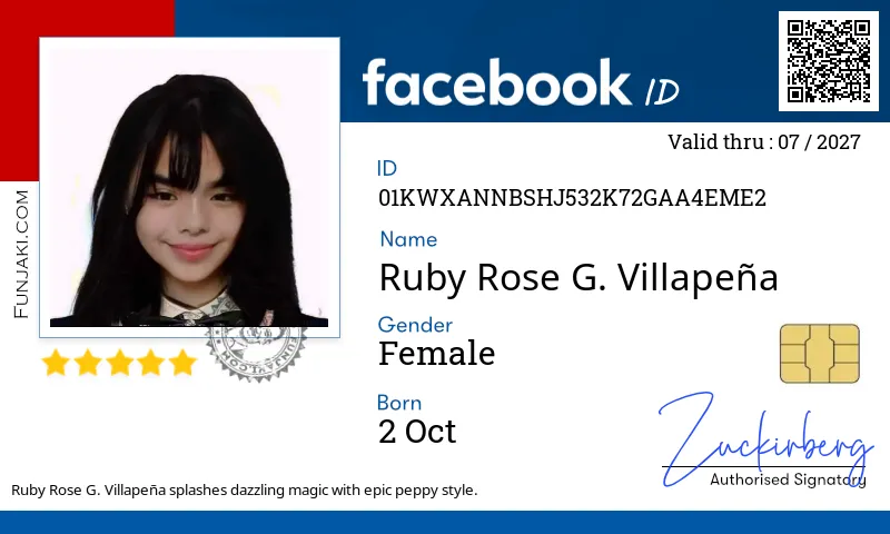 Facebook ID Card