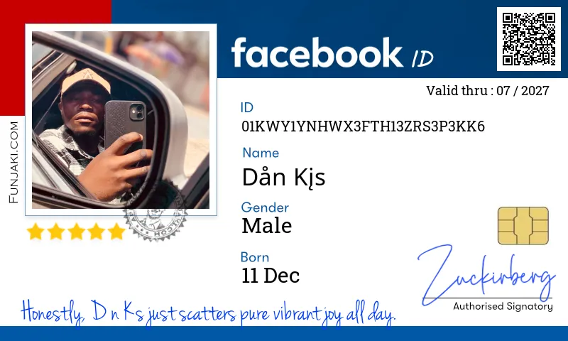 Facebook ID Card