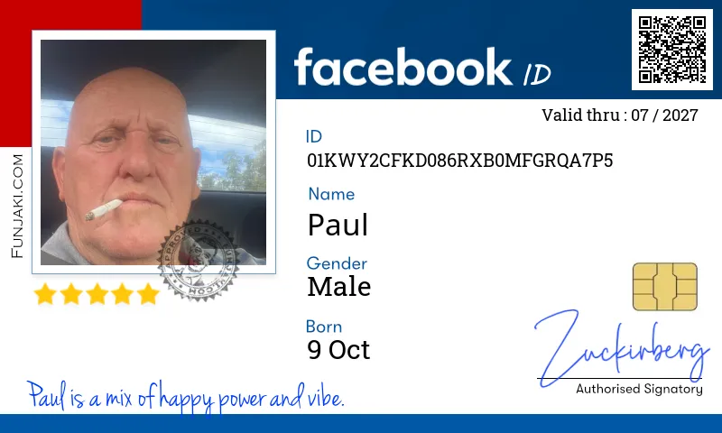 Facebook ID Card