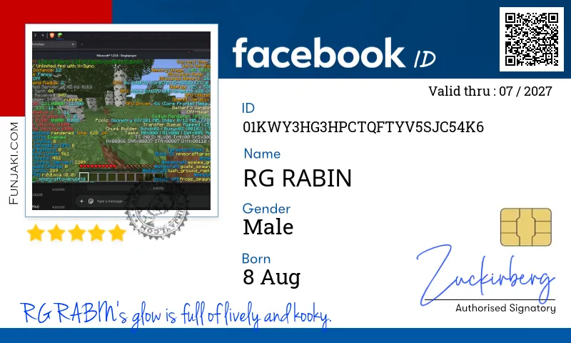 Facebook ID Card