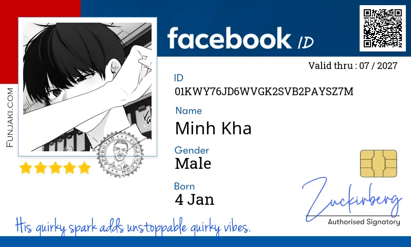 Facebook ID Card