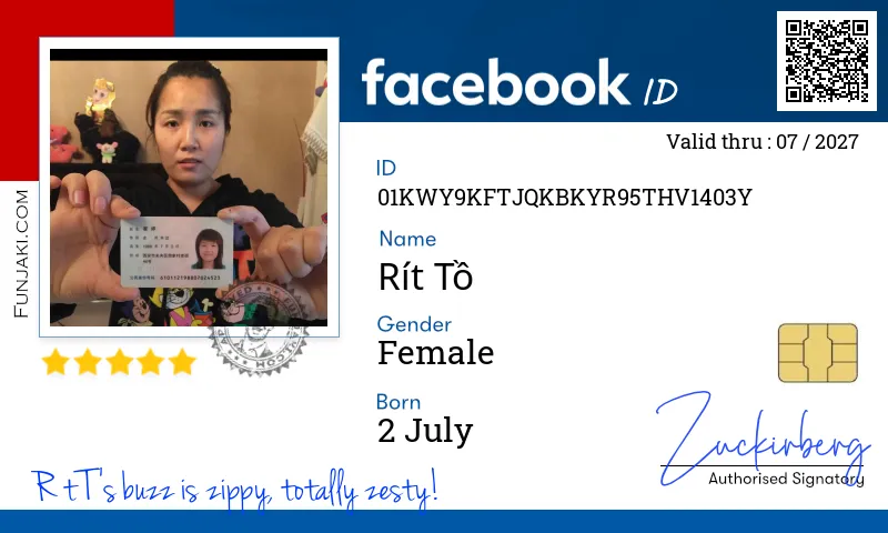 Facebook ID Card