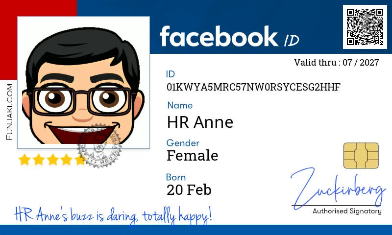 Facebook ID Card