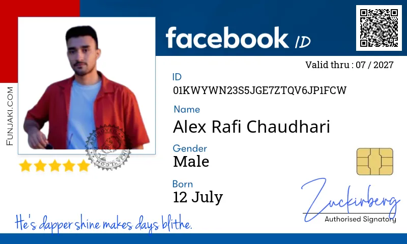 Facebook ID Card