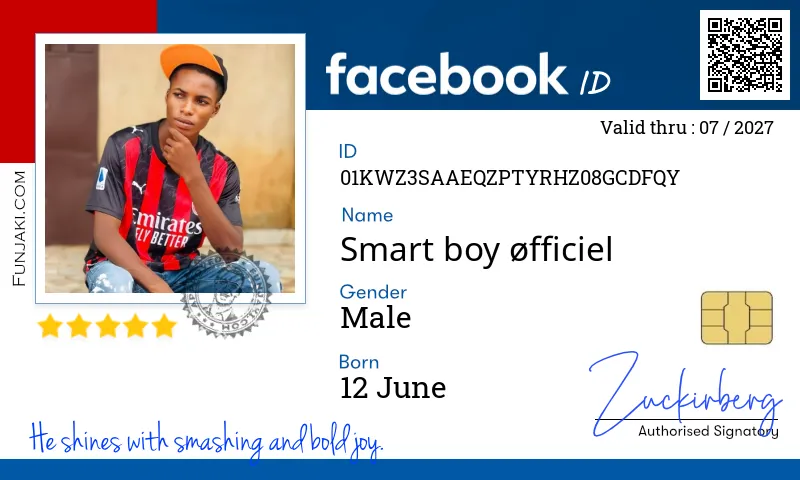 Facebook ID Card