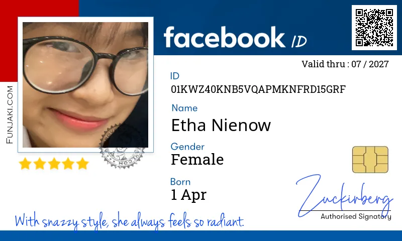 Facebook ID Card