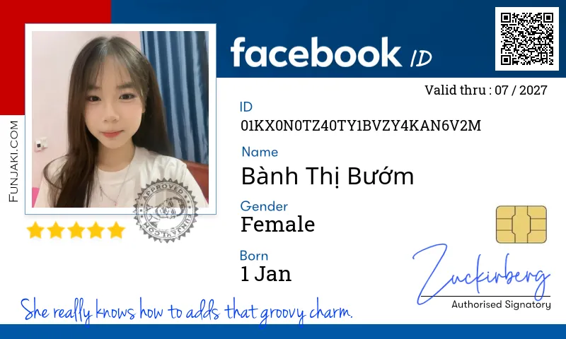 Facebook ID Card