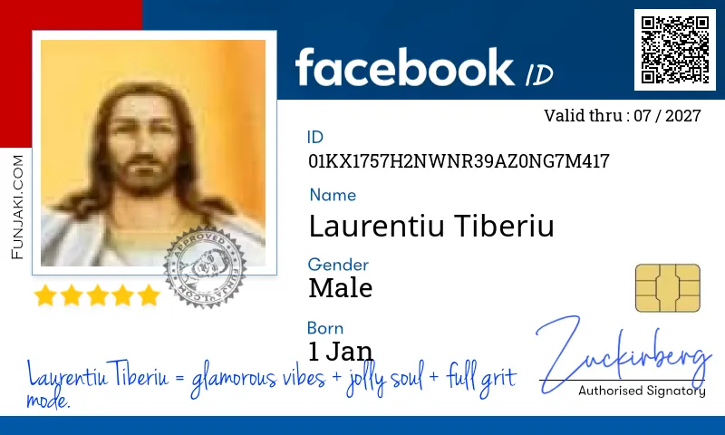 Facebook ID Card