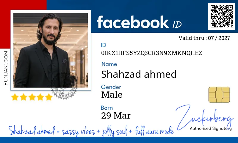Facebook ID Card